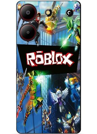 Силіконовий чохол бампер для zte blade a54 з картинкою roblox роблокс