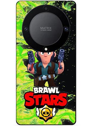 Силіконовий бампер чохол для huawei honor magic 6 lite з героєм бравл кольт