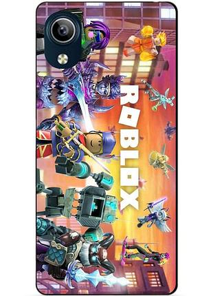 Силіконовий чохол бампер для vivo y1s з картинкою роблокс roblox