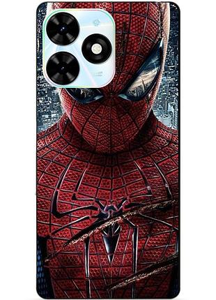Чехол силиконовый бампер для tecno spark go 2024 человек паук spider man