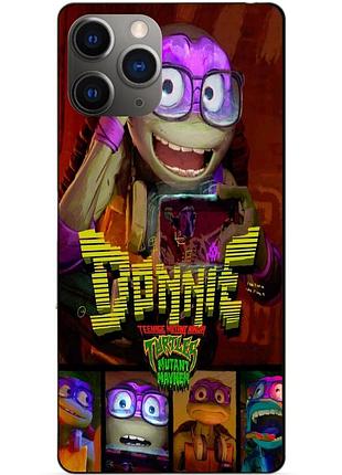 Силиконовый чехол бампер для iphone 11 pro с рисунком донни donnie черепашки ниндзя