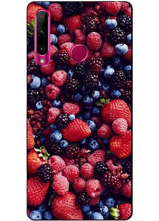 Чохол силіконовий для huawei honor 10i з малюнком ягоди