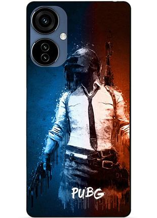 Силіконовий чохол бампер для tecno camon 19 neo з малюнком pubg пабг