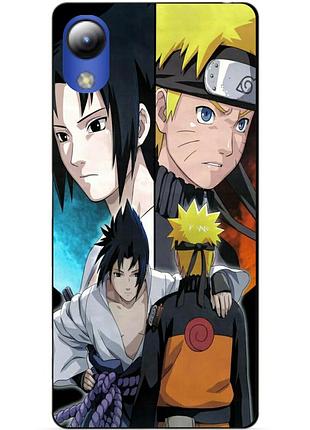 Силиконовый чехол бампер для zte blade l8 с рисунком наруто узумаки naruto