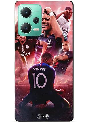 Силіконовий бампер чохол для xiaomi redmi note 12 5g з малюнком кіліан мбаппе mbappe