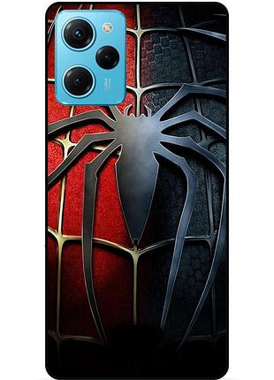 Силіконовий чохол бампер для xiaomi redmi note 12 pro speed edition з малюнком людина-павук spider man
