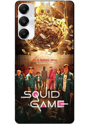 Силиконовый чехол бампер для samsung a05s с картинкой игра в кальмара