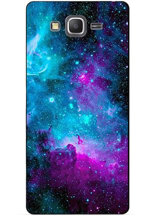 Силиконовый чехол с рисунком для samsung g530/g531 galaxy grand prime галактика