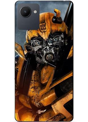 Силіконовий чохол бампер для realme c30s з малюнком бамблбі трансформери bumblebee transformers