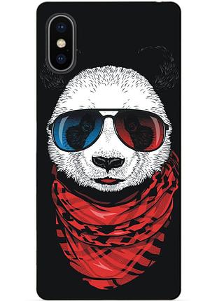 Силіконовий чохол бампер для iphone xs max з малюнком панда