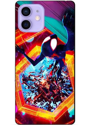 Силіконовий чохол бампер для iphone 12 mini з малюнком людина-павук spider man