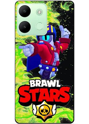 Чехол силиконовый бампер для infinix smart 7 hd с героем бравл стью