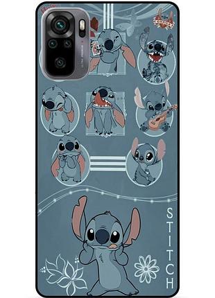 Силіконовий бампер чохол для xiaomi redmi note 10s / note 10 з картинкою стіч stitch ліло