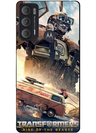 Силиконовый чехол бампер для motorola moto g60 с рисунком уилджек трансформеры