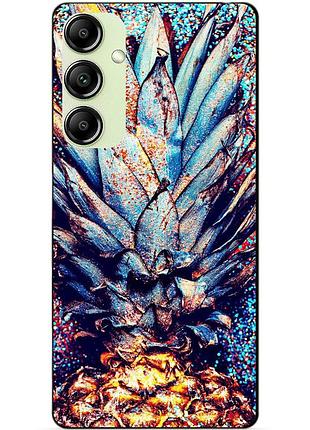 Силіконовий чохол бампер для samsung s21 з малюнком ананас