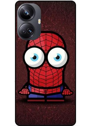 Силіконовий бампер чохол для realme 10 pro plus з малюнком міньйон людина-павук spider man