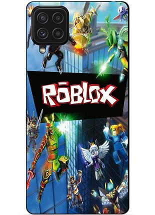 Силіконовий чохол бампер для samsung m32 з картинкою roblox роблокс