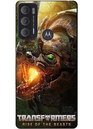 Силиконовый чехол бампер для motorola moto g60 с рисунком райнокс звероботы трансформеры transformers