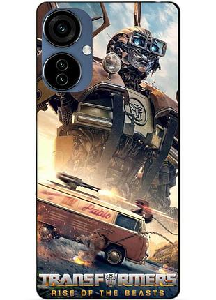 Силіконовий чохол бампер для oppo a40m з малюнком вілджек трансформери