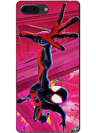 Силіконовий чохол бампер для iphone 8 plus з малюнком spider man людина-павук