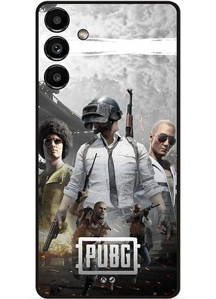 Силиконовый чехол бампер для samsung m52 с картинкой puвg пабг