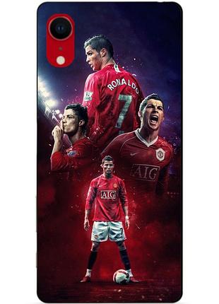 Силіконовий чохол бампер для iphone xr з малюнком ronaldo mu роналдо