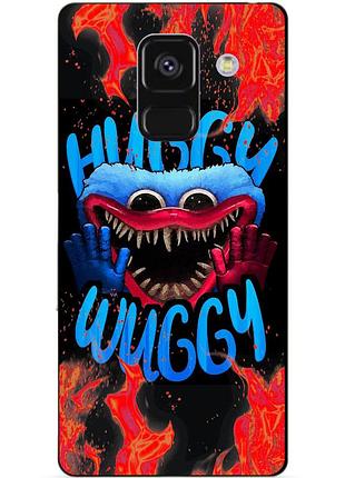 Чехол силиконовый бампер для samsung a8 plus с рисунком хагги вагги huggy wuggy