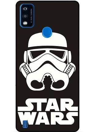 Силіконовий бампер чохол для zte blade a51 з малюнком зіркові війни star wars зоряні війни