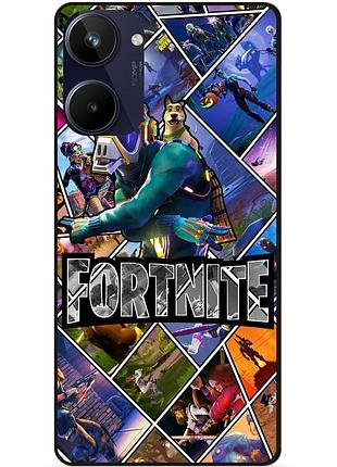 Силіконовий чохол бампер для realme 10 з картинкою фортнайт fortnite