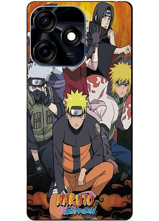 Силіконовий чохол бампер для tecno spark 10c з малюнком naruto наруто аніме