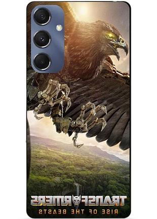 Силіконовий чохол бампер для samsung m34 5g з малюнком ейрейзор зверобати трансформери transformers