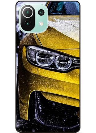 Силіконовий чохол бампер для xiaomi mi 11 lite з малюнком bmw бмв машина авто