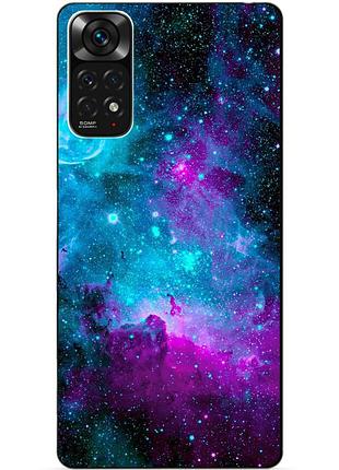 Силиконовый чехол бампер для xiaomi redmi note 11s / note 11 с рисунком галактика космос