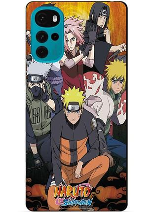 Силіконовий чохол бампер для motorola moto g22 з малюнком naruto наруто аніме