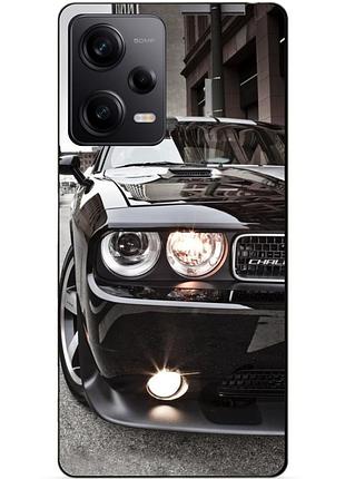 Силіконовий чохол бампер для xiaomi redmi note 12 pro 5g з малюнком dodge додж машина авто