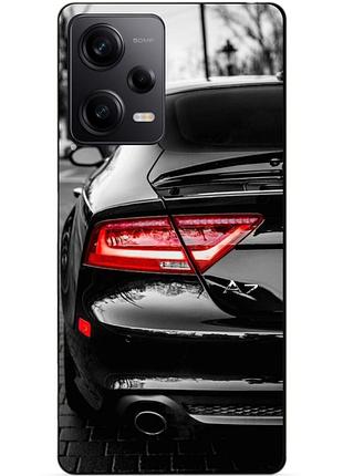Силиконовый чехол бампер для xiaomi redmi note 12 pro 5g с рисунком audi ауди машина авто