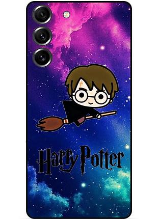 Силиконовый бампер чехол для samsung s21 fe с рисунком гарри поттер harry potter квиддич