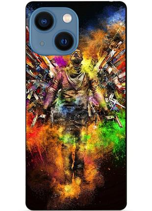 Силіконовий чохол бампер для iphone 13 mini з малюнком воїн контр-страйк counter-strike
