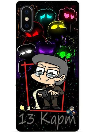 Силиконовый чехол бампер для iphone x 10 с героем 13 карт куромаку