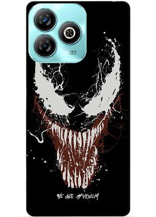 Силіконовий чохол бампер для zte blade a75 з малюнком веном venom