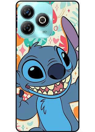 Силіконовий бампер чохол для zte blade a75 з малюнком stitch стіч