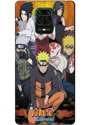 Силіконовий чохол бампер для xiaomi redmi note 9s з малюнком naruto наруто аніме
