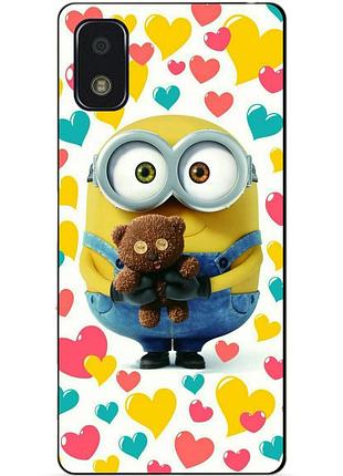 Силіконовий чохол бампер для zte blade l210 з малюнком міньйон боб minion
