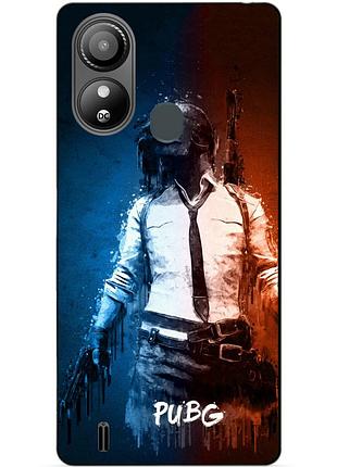 Силіконовий чохол бампер для zte blade l220 з малюнком pubg пабг