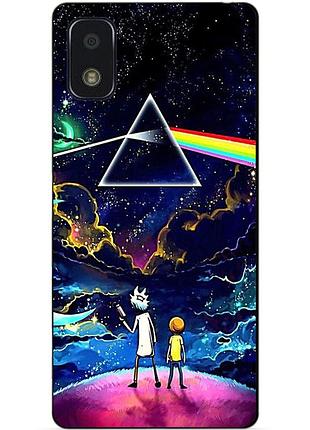 Силіконовий чохол бампер для zte blade l210 з малюнком рік і морті rick and morty