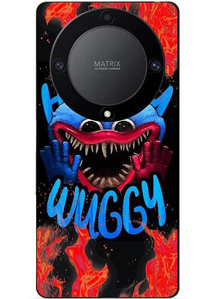 Чехол силиконовый бампер для huawei honor magic 6 lite с рисунком хагги вагги huggy wuggy