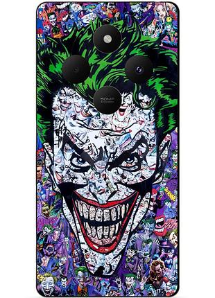 Силіконовий чохол бампер для xiaomi poco c75 з малюнком джокер joker