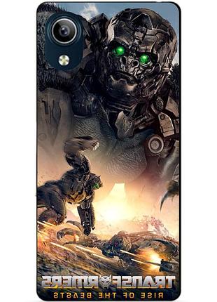 Силіконовий чохол бампер для vivo y91c з малюнком ейплінк зверобати трансформери transformers