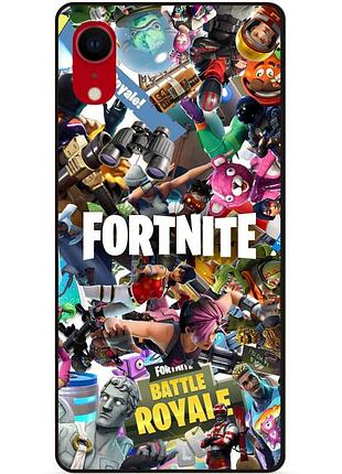 Силиконовый чехол бампер для iphone xr с картинкой fortnite фортнайт