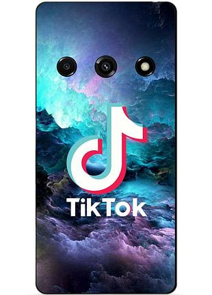 Силіконовий чохол бампер для xiaomi redmi a3 з малюнком tik tok тік ток